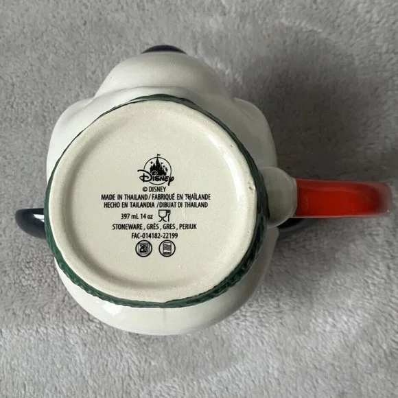 Walt Disney Santa Mickey Mouse 3D Head Christmas Holiday Ceramic Coffee Tea Mug - Picture 6 of 6